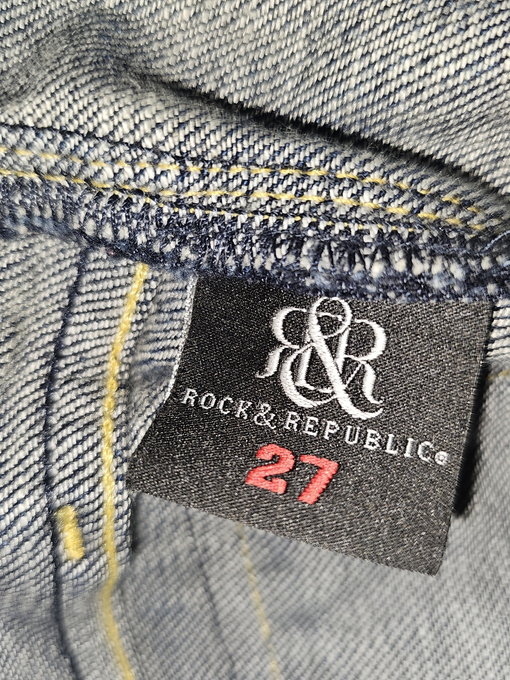 Rock & Republic Women’s Medium Blue Boot Cut Jeans - Picture 3 of 5